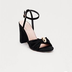 TOP Moda Black Strappy Heels